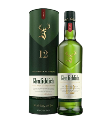 Whisky Glenfiddich 12yo Single Malt 40% 700ml